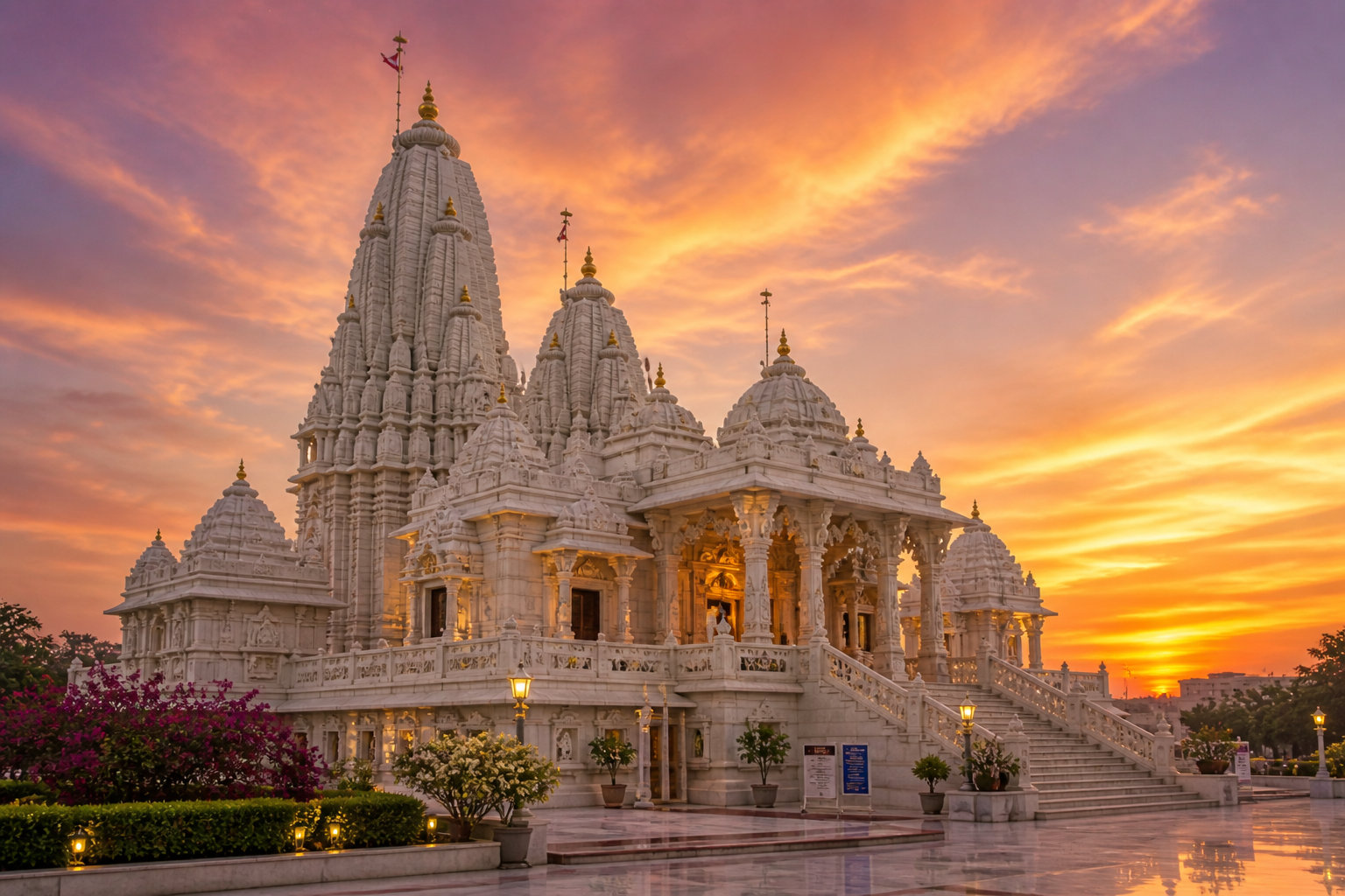 Birla Mandir - White Marble Temple