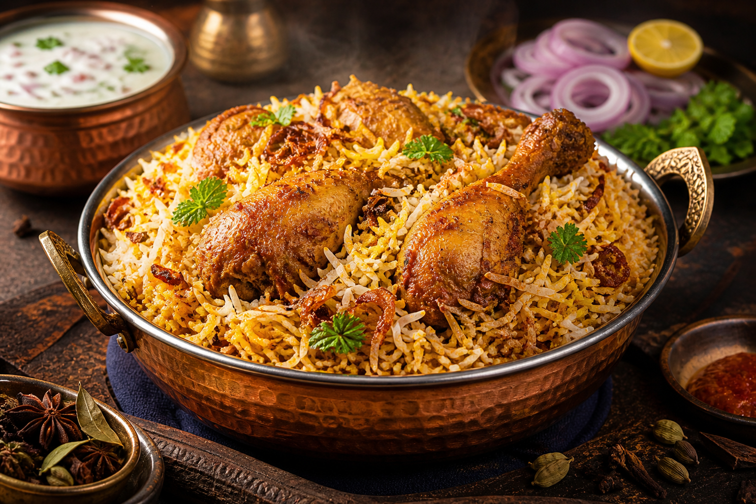 Hyderabadi Dum Biryani - Famous Cuisine
