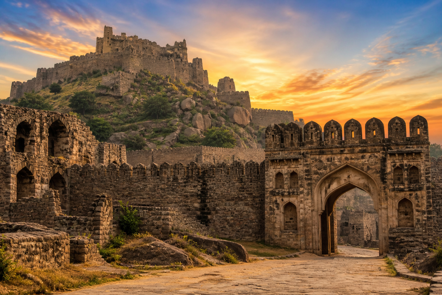 Golconda Fort - Majestic Fortress